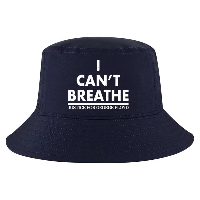 I Can't Breathe Justice For George Floyd Support BLM Cool Comfort Performance Bucket Hat