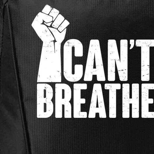 I Can't Breathe Protest Fist George Floyd City Backpack