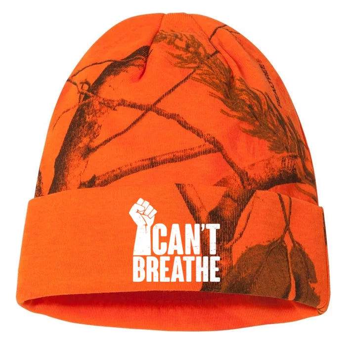 I Can't Breathe Protest Fist George Floyd Kati - 12in Camo Beanie