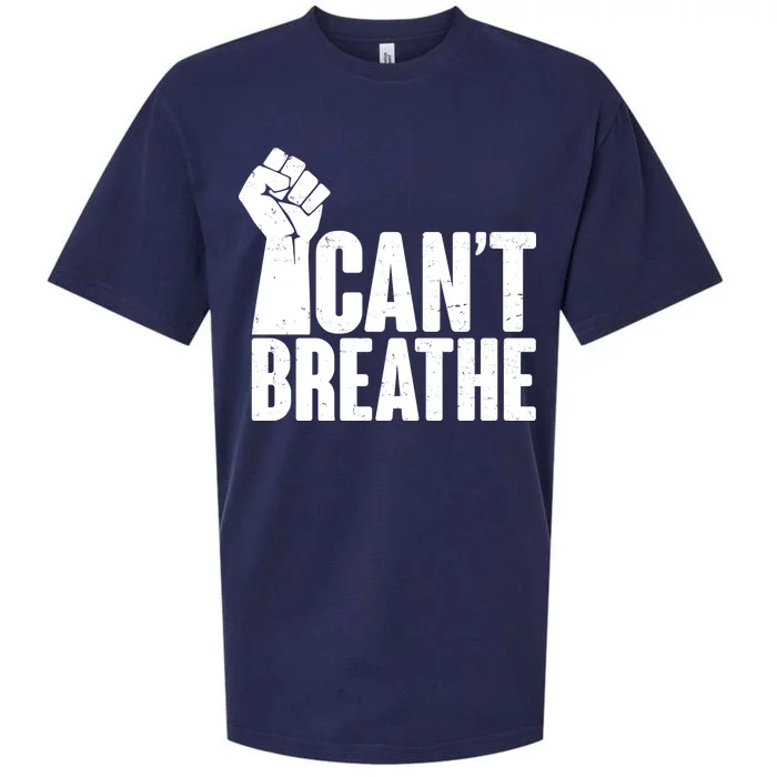 I Can't Breathe Protest Fist George Floyd Sueded Cloud Jersey T-Shirt