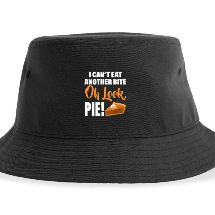 I Can't Eat Another Bite Oh Look PIE! Sustainable Bucket Hat