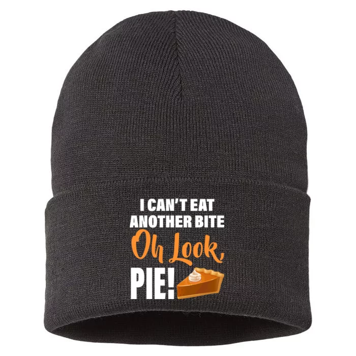 I Can't Eat Another Bite Oh Look PIE! Sustainable Knit Beanie