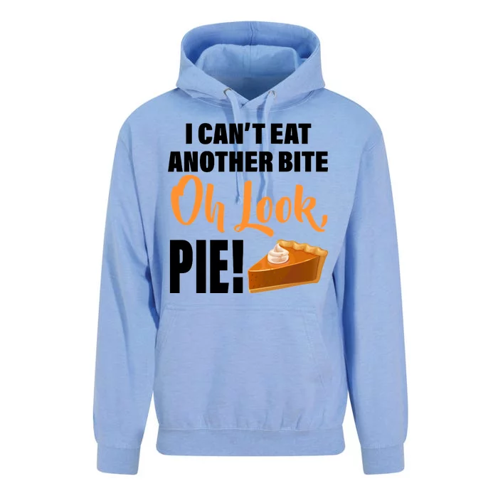 I Can't Eat Another Bite Oh Look PIE! Unisex Surf Hoodie