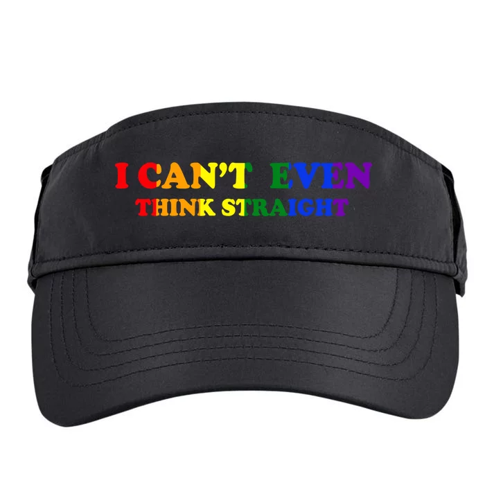 I Can't Even Think Straight Adult Drive Performance Visor