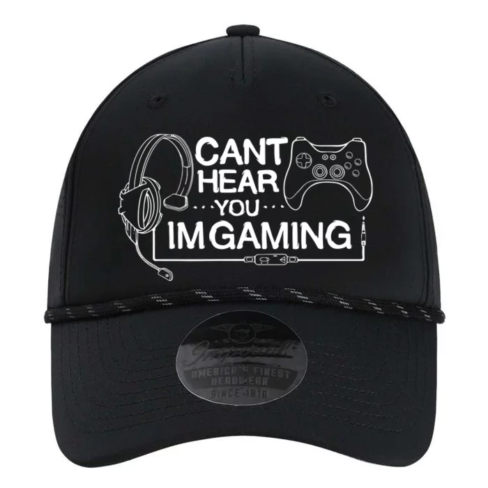 I Can't Hear You I'm Gaming Funny Gamer Performance The Dyno Cap