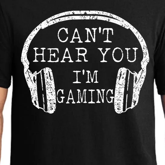 I Can't Hear You I'm Gaming Headphones Gamer Pajama Set