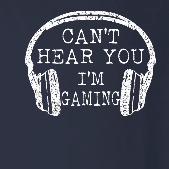 I Can't Hear You I'm Gaming Headphones Gamer Toddler Long Sleeve Shirt