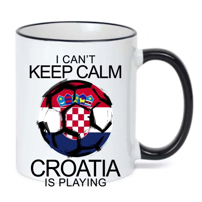 I Can't Keep Calm Croatia Is Playing Black Color Changing Mug