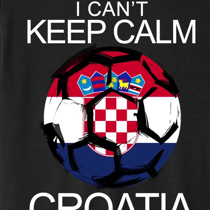 I Can't Keep Calm Croatia Is Playing ChromaSoft Performance T-Shirt