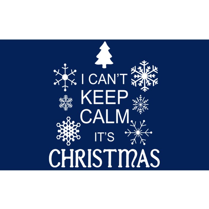 I Can't Keep Calm It's Christmas Bumper Sticker