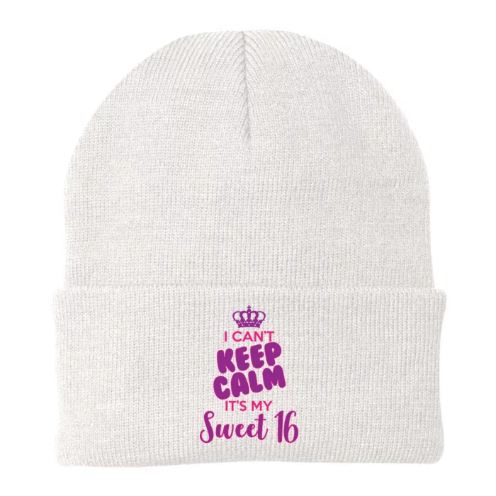 I Can't Keep Calm It's My Sweet 16 Knit Cap Winter Beanie