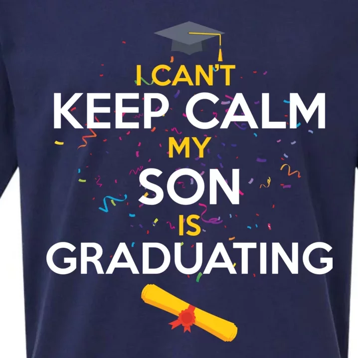 I Can't Keep Calm My Son is Graduating Sueded Cloud Jersey T-Shirt