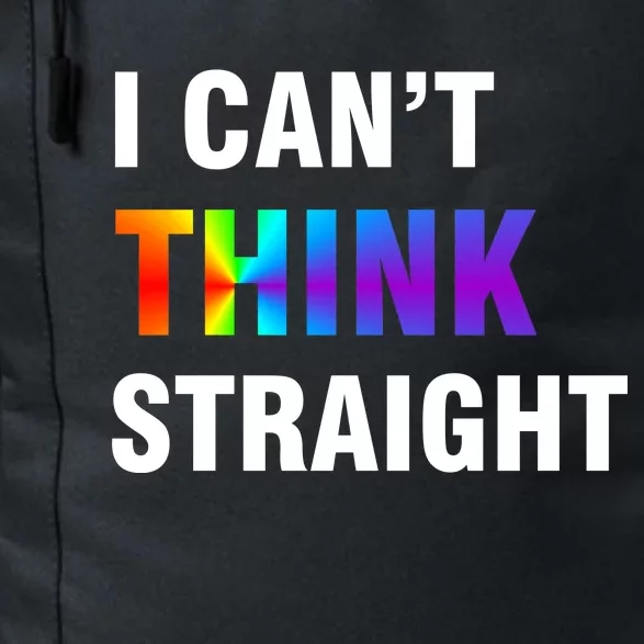 I Can't Think Straight Gay Pride Daily Commute Backpack