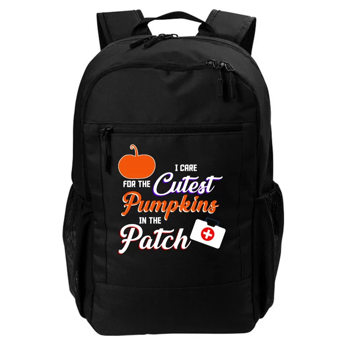 I Care For the Cutest Pumpkins In The Patch Halloween Nurse Daily Commute Backpack