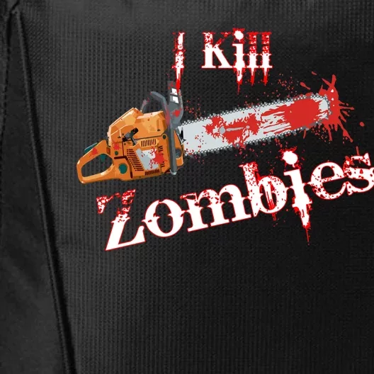 I Chainsaw Zombies City Backpack