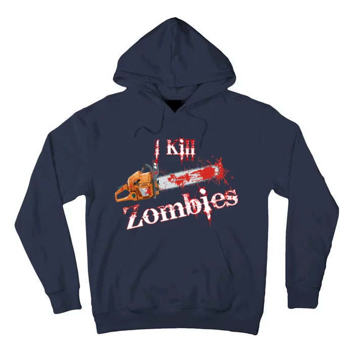 I Chainsaw Zombies Tall Hoodie