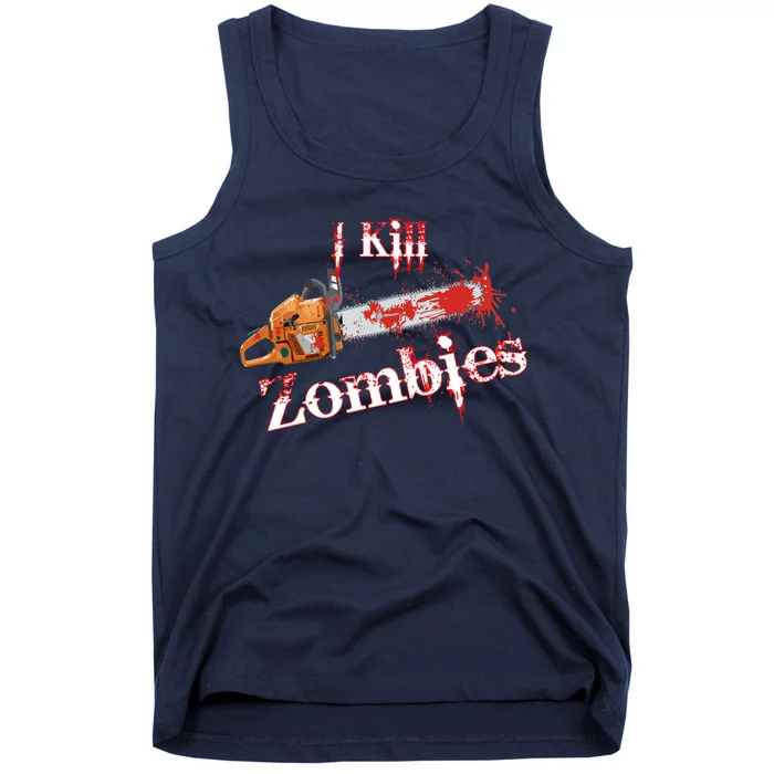 I Chainsaw Zombies Tank Top