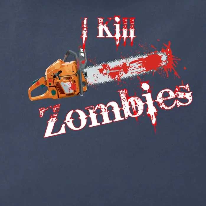 I Chainsaw Zombies Zip Tote Bag