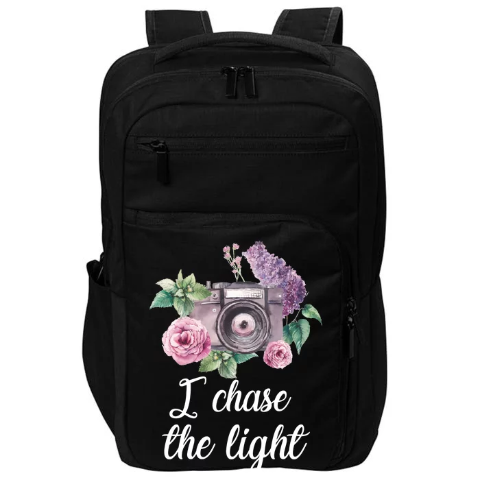 I Chase the Light Camera Impact Tech Backpack