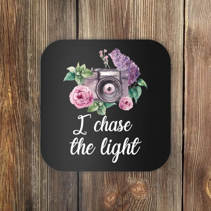 I Chase the Light Camera Coaster