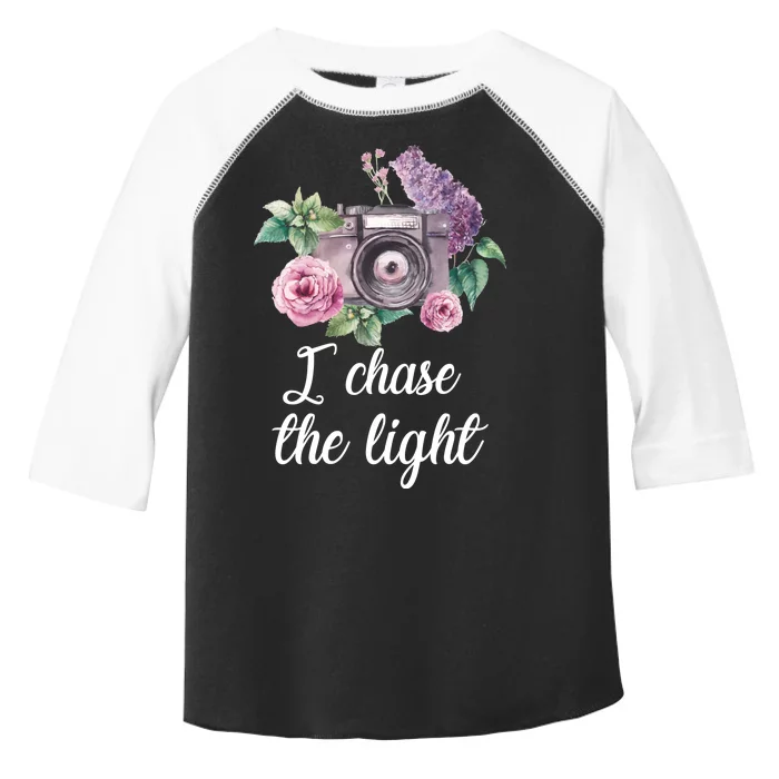 I Chase the Light Camera Toddler Fine Jersey T-Shirt