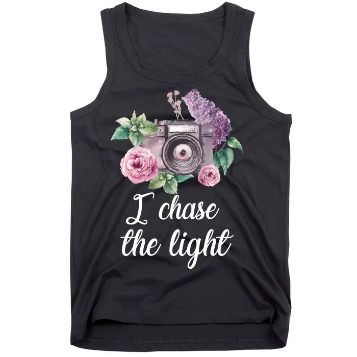 I Chase the Light Camera Tank Top