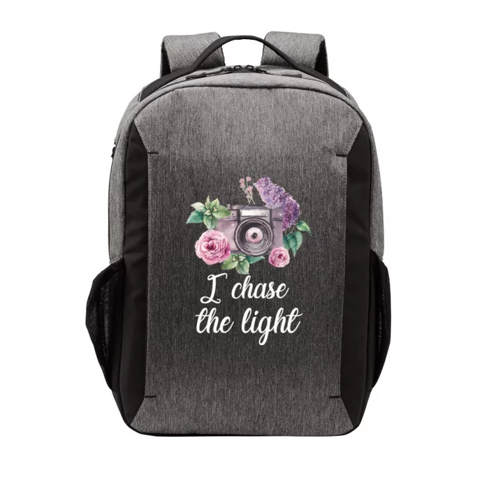 I Chase the Light Camera Vector Backpack