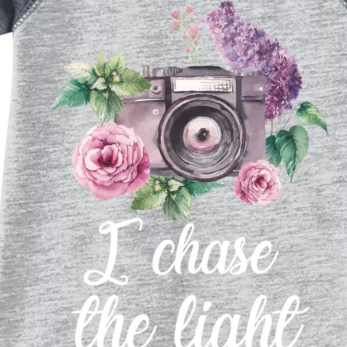 I Chase the Light Camera Infant Baby Jersey Bodysuit