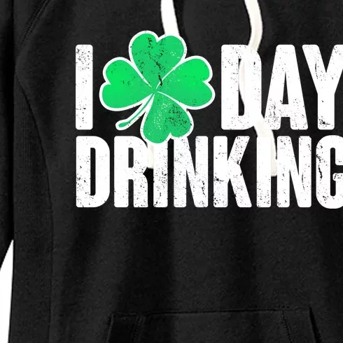 I Clover Day Drinking Women's Fleece Hoodie