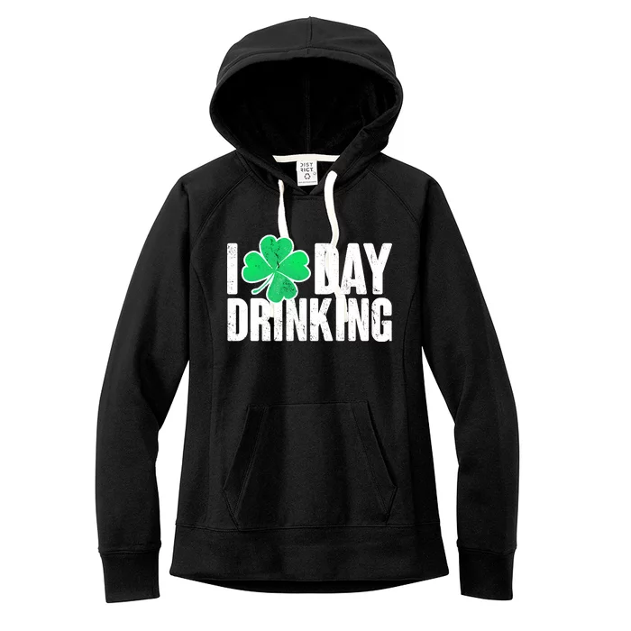 I Clover Day Drinking Women's Fleece Hoodie