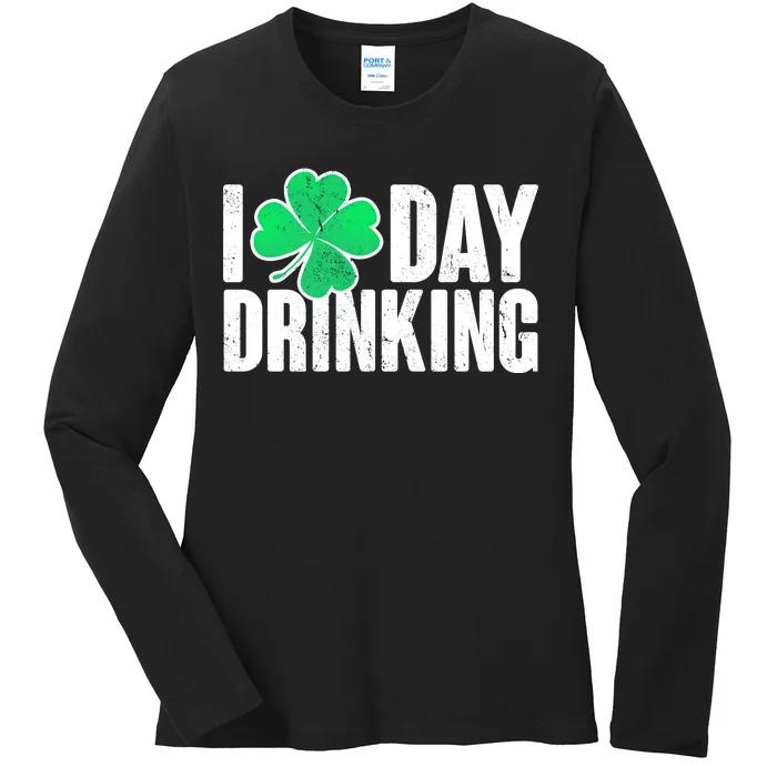 I Clover Day Drinking Ladies Long Sleeve Shirt