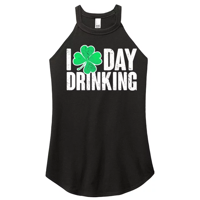 I Clover Day Drinking Women’s Perfect Tri Rocker Tank