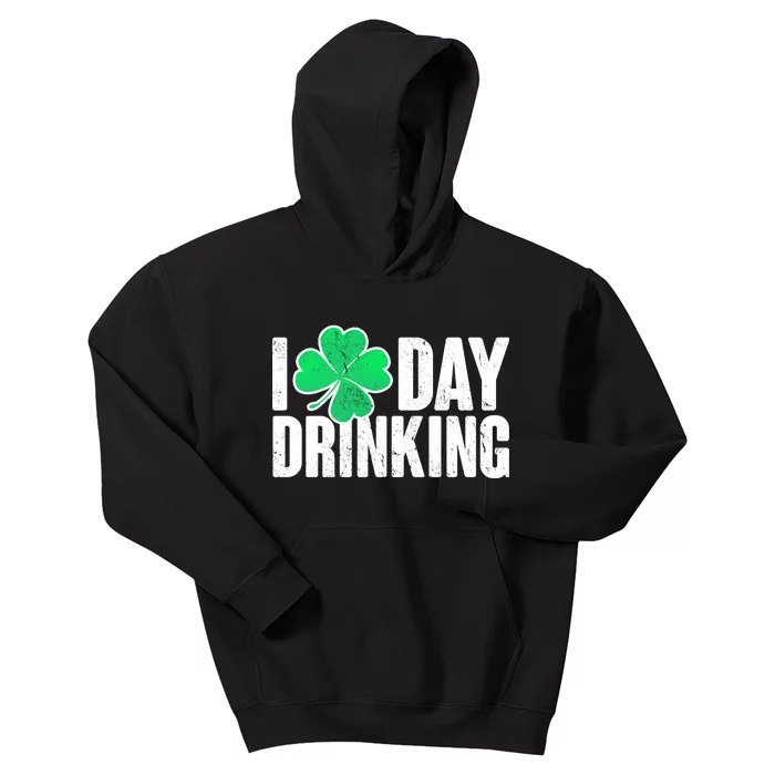 I Clover Day Drinking Kids Hoodie