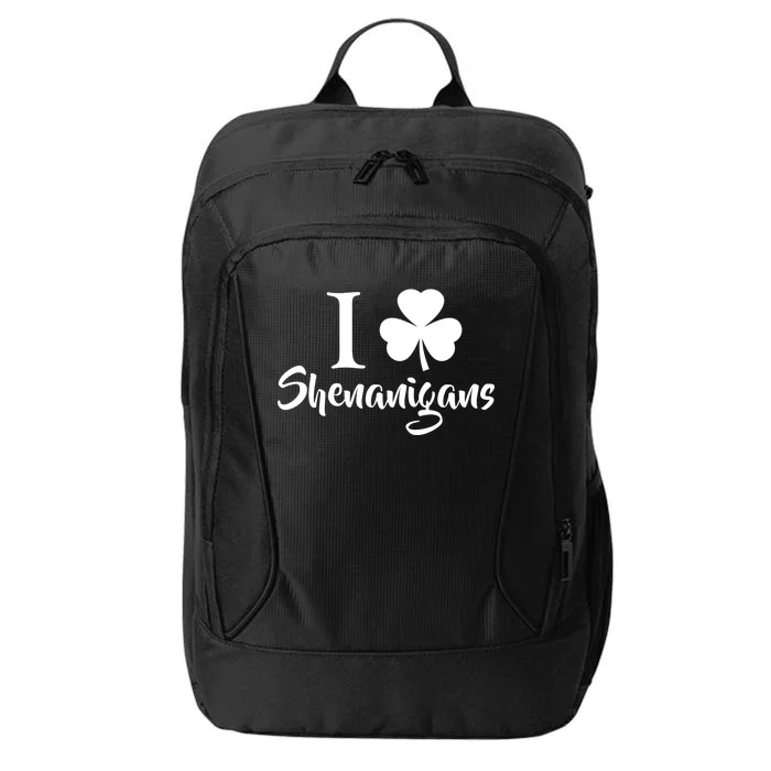 I Clover Shenanigans Irish Shamrock City Backpack