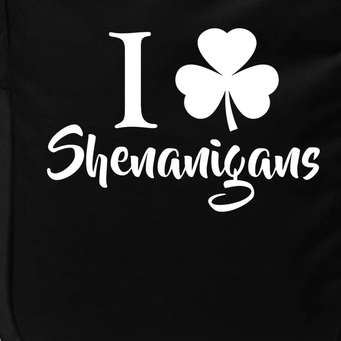 I Clover Shenanigans Irish Shamrock Impact Tech Backpack