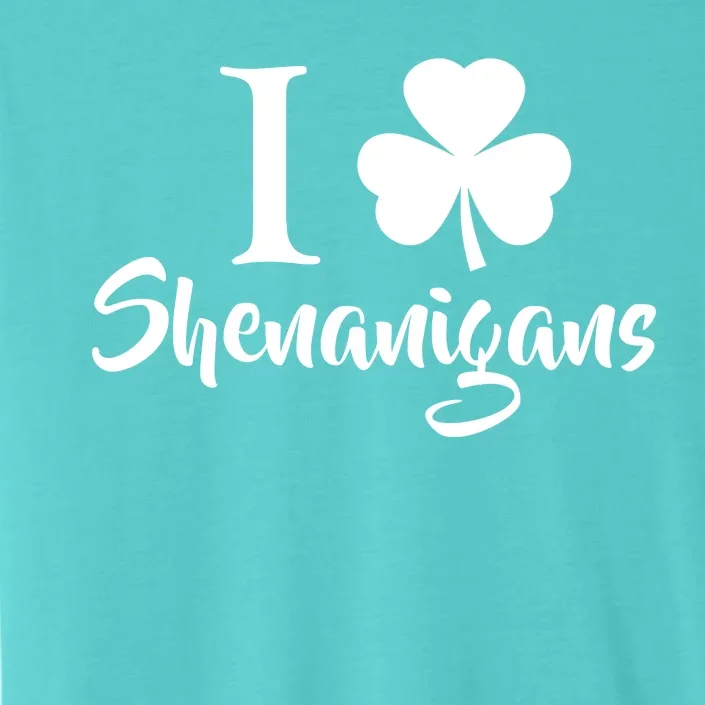 I Clover Shenanigans Irish Shamrock ChromaSoft Performance T-Shirt