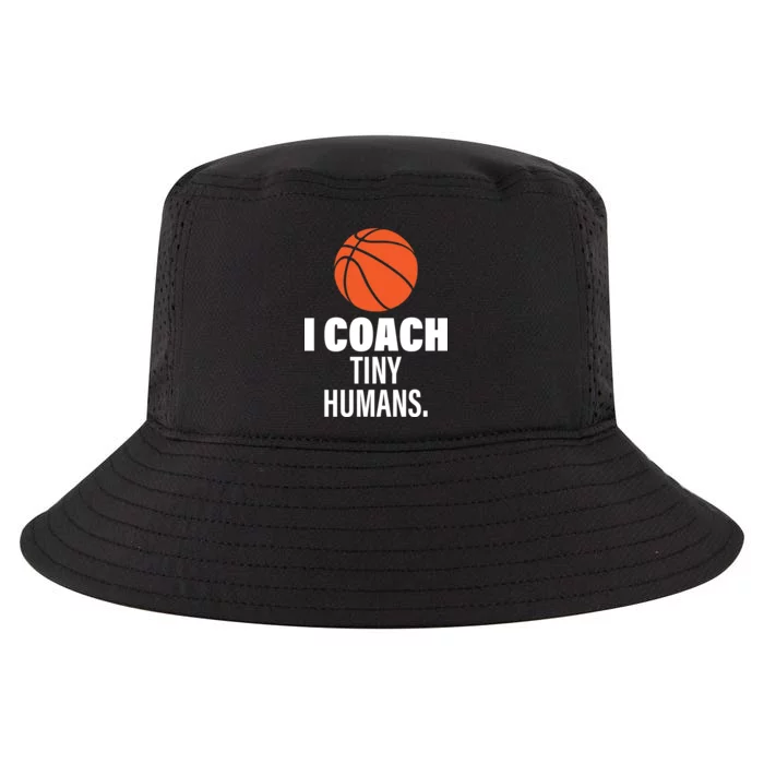 I Coach Tiny Humans Basketball Cool Comfort Performance Bucket Hat