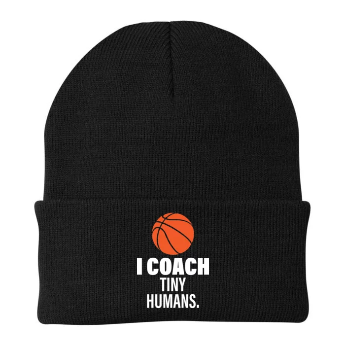 I Coach Tiny Humans Basketball Knit Cap Winter Beanie