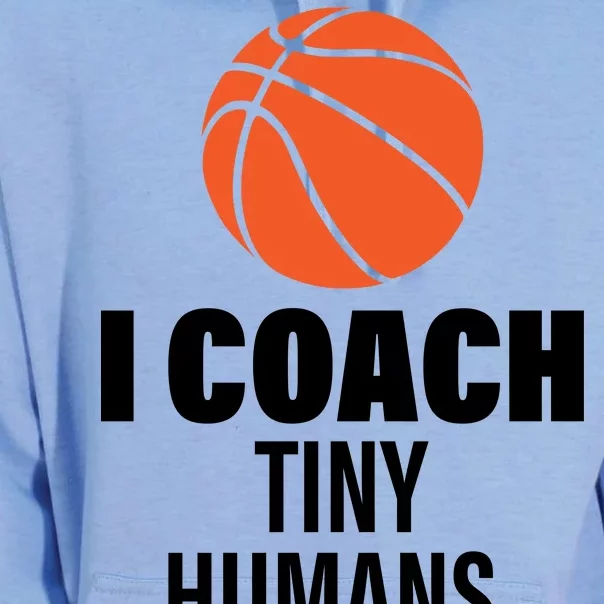 I Coach Tiny Humans Basketball Unisex Surf Hoodie