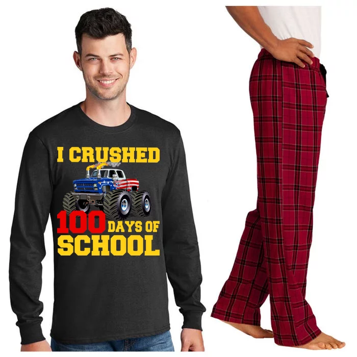 I Crushed 100 Days Of School Long Sleeve Pajama Set