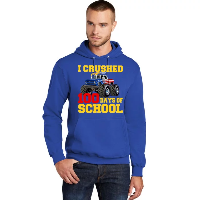 I Crushed 100 Days Of School Tall Hoodie