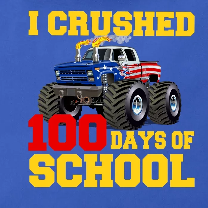 I Crushed 100 Days Of School Zip Tote Bag