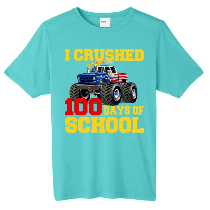 I Crushed 100 Days Of School ChromaSoft Performance T-Shirt