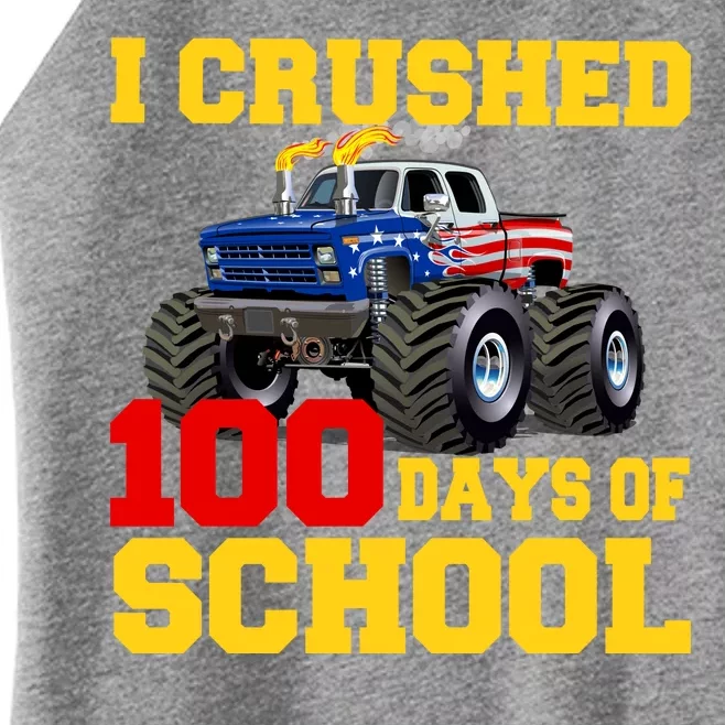 I Crushed 100 Days Of School Women’s Perfect Tri Rocker Tank