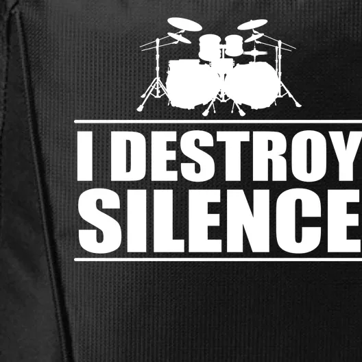 I Destroy Silence City Backpack