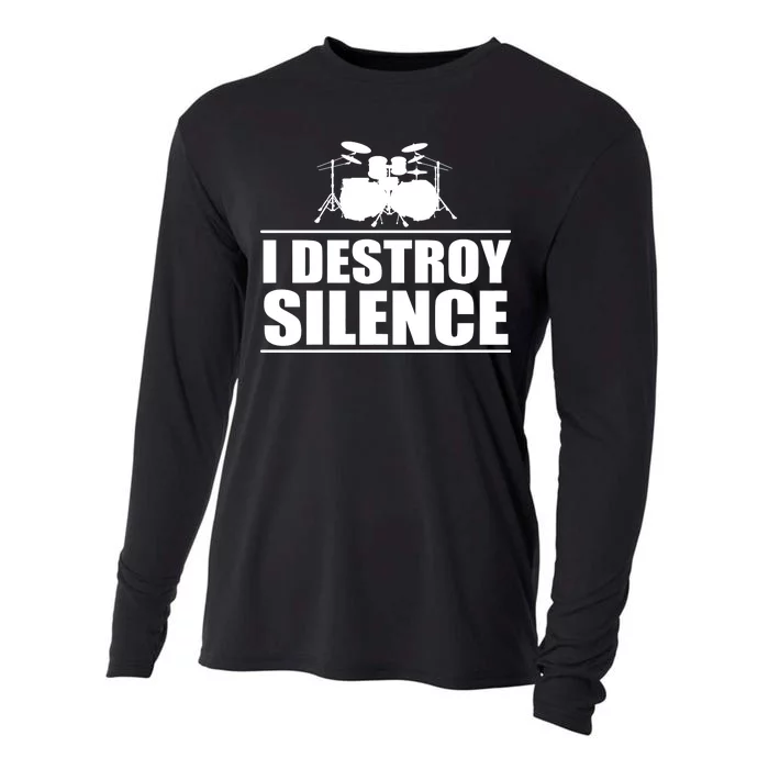 I Destroy Silence Cooling Performance Long Sleeve Crew