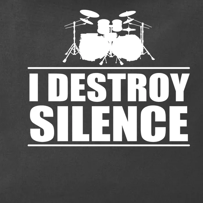 I Destroy Silence Zip Tote Bag