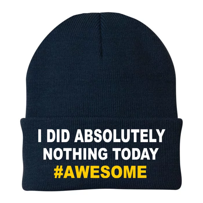 I Did Absolutely Nothing Today #Awesome Knit Cap Winter Beanie