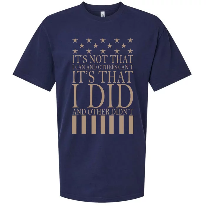 I Did They Didn't Veteran Sueded Cloud Jersey T-Shirt