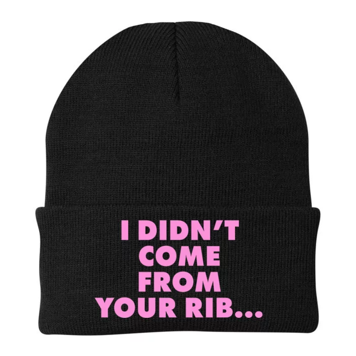 I Didn't Come From Your Rib Knit Cap Winter Beanie